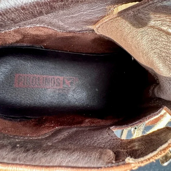 Pikolinos Men's Brown Lace Up Leather Boots Size EU = 44 / US = 10.5 / 11 - Picture 11 of 11